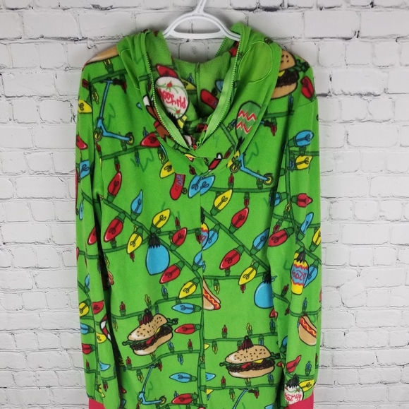 HAPPY HOLIDAYS | Christmas lights burgers pajamas - Picture 4 of 8